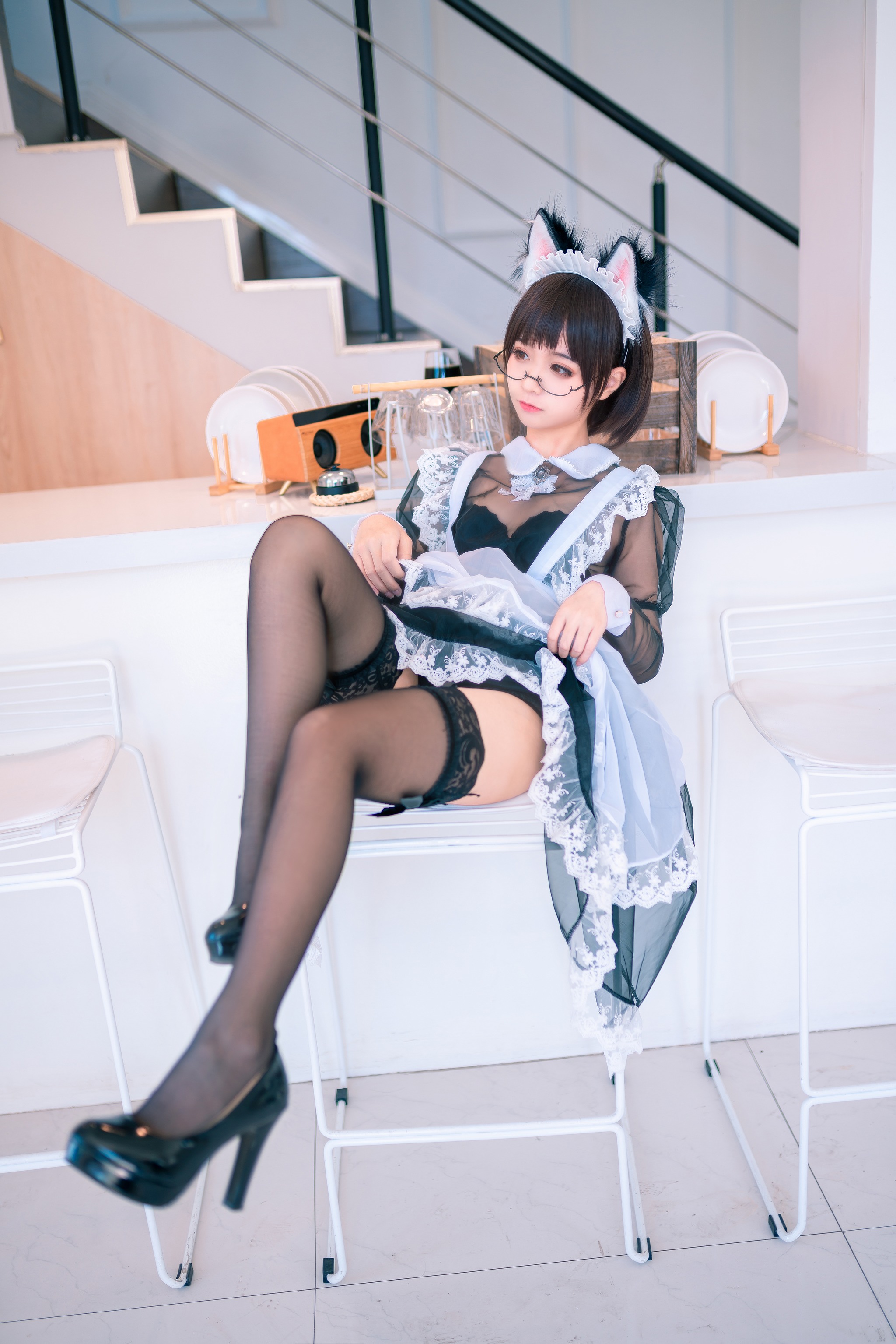 图片[1]-蠢沫沫 – NO.054 女仆萝莉[41P]-XikXak